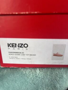 Kenzo Red Box with White Label